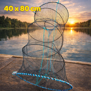 Ятір (вентер) раколовка 40×80 см для ловлі раків і риби, вічко 1 см